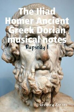 Cover of The Iliad Homer Ancient Greek Dorian Musical Notes