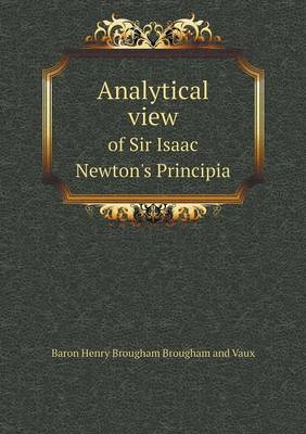 Book cover for Analytical view of Sir Isaac Newton's Principia