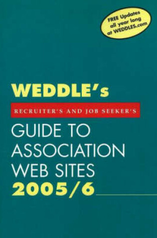 Cover of WEDDLE's 2005/6 Guide to Association Web Sites
