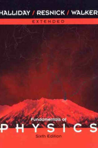 Cover of Fundamentals of Physics Extended, 6th Edition