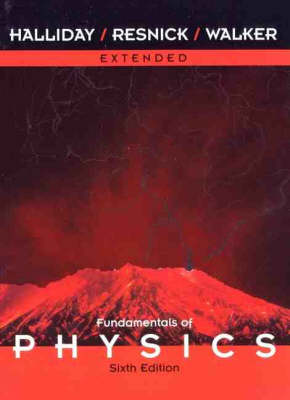 Book cover for Fundamentals of Physics Extended, 6th Edition