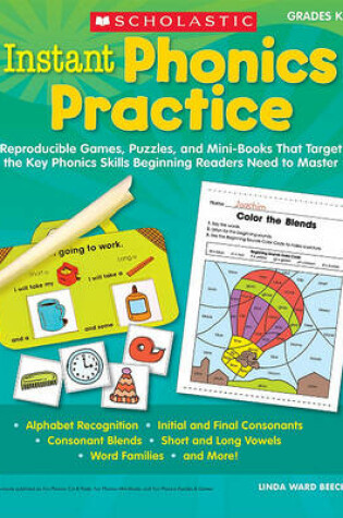 Cover of Instant Phonics Practice, Grades K-2