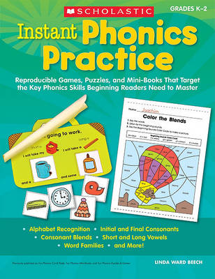 Book cover for Instant Phonics Practice, Grades K-2