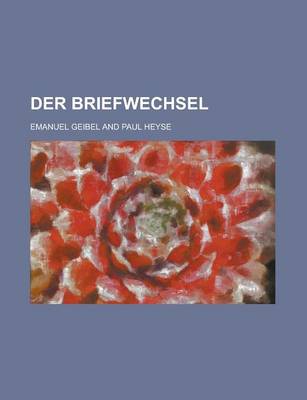 Book cover for Der Briefwechsel