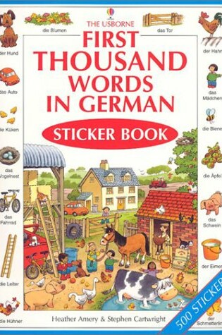 Cover of First Thousand Words In German Sticker Book