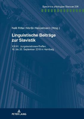 Cover of Linguistische Beitraege Zur Slavistik