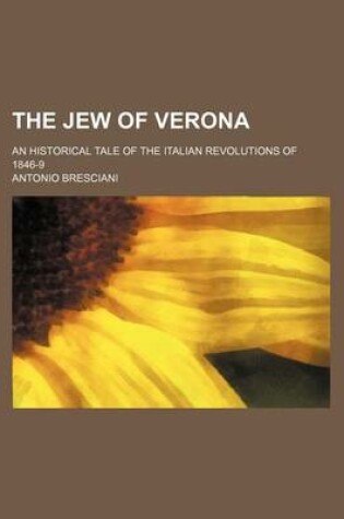 Cover of The Jew of Verona (Volume 1); An Historical Tale of the Italian Revolutions of 1846-9