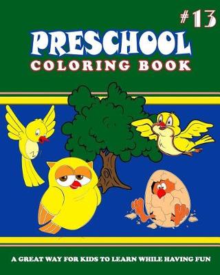 Book cover for PRESCHOOL COLORING BOOK - Vol.13