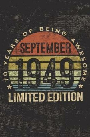 Cover of September 1949 Limited Edition 70 Years of Being Awesome