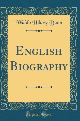 Cover of English Biography (Classic Reprint)