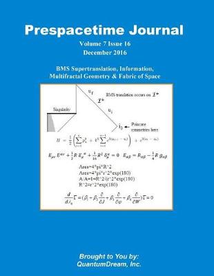 Cover of Prespacetime Journal Volume 7 Issue 16