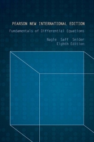 Cover of Fundamentals of Differential Equations (Subscription)