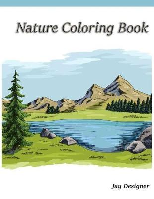 Book cover for Nature Coloring Book