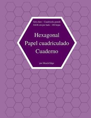 Book cover for Hexagonal Papel Cuadriculado Cuaderno Gris Claro Cuadricula Grande 0,636 CM Por Lado 100 Hojas