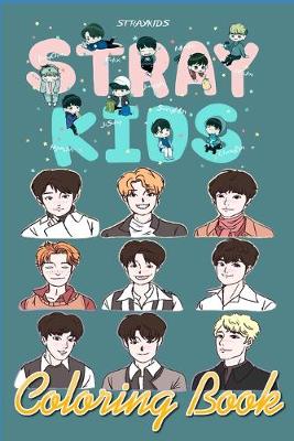 Book cover for Stray Kids Coloring Book