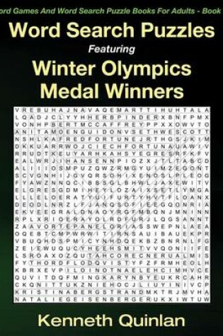 Cover of Word Search Puzzles Featuring Winter Olympics Medal Winners