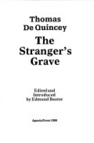 Cover of The Stranger's Grave
