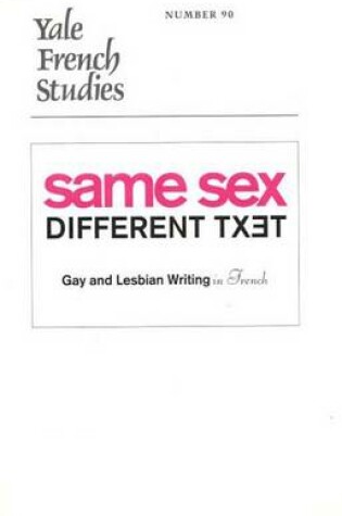 Cover of Same Sex/Different Text?