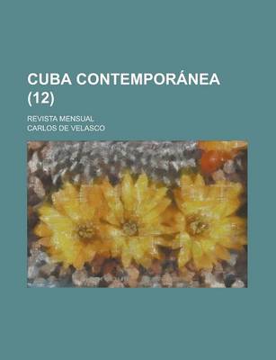 Book cover for Cuba Contemporanea; Revista Mensual (12)