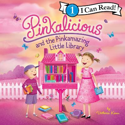 Book cover for Pinkalicious and the Pinkamazing Little Library