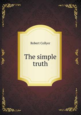 Book cover for The simple truth