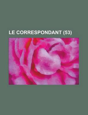 Book cover for Le Correspondant (53)