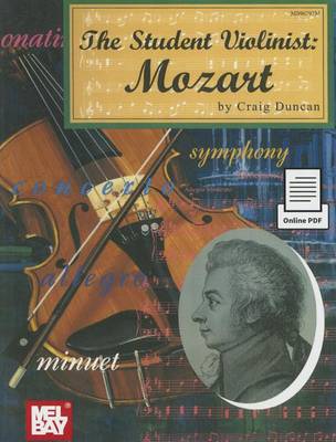 Book cover for The Student Violinist - Mozart