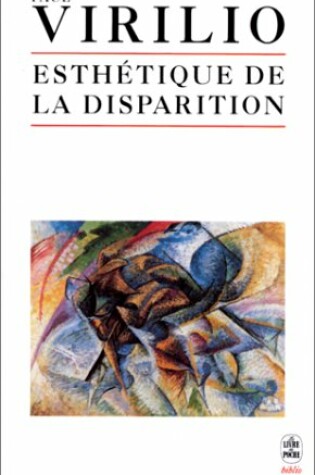 Cover of Esthetique De LA Disparition