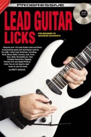 Cover of Progressive Lead Guitar Licks