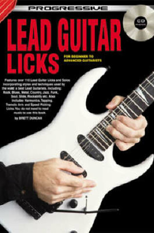 Cover of Progressive Lead Guitar Licks