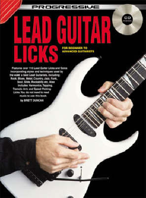 Book cover for Progressive Lead Guitar Licks
