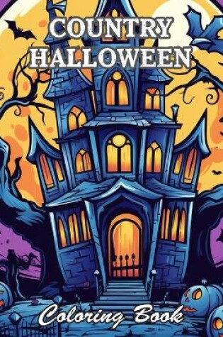 Cover of Country Halloween Coloring Book