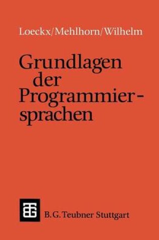 Cover of Grundlagen Der Programmiersprachen