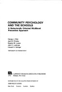 Book cover for Community Psychology and Schools