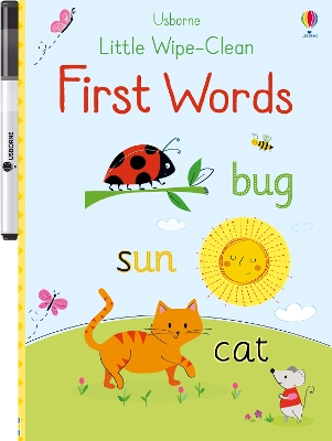 Book cover for Little Wipe-Clean First Words