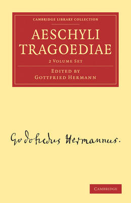 Book cover for Aeschyli Tragoediae 2 Volume Paperback Set