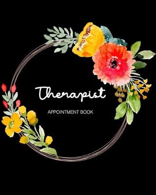 Book cover for Therapist Appointment Book