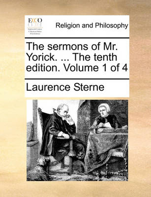 Book cover for The Sermons of Mr. Yorick. ... the Tenth Edition. Volume 1 of 4