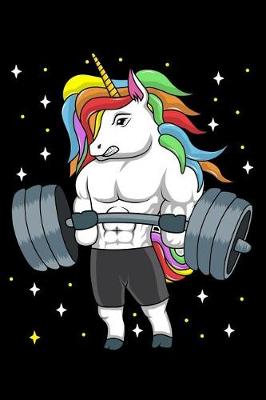 Book cover for Funny powerlifting unicorn journal