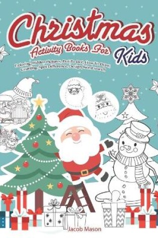 Cover of Christmas Activity Books For Kids
