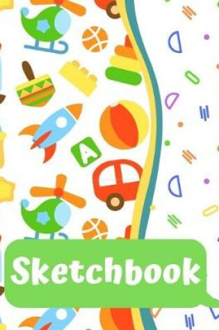 Cover of Sketchbook for Kids - Large Blank Sketch Notepad for Practice Drawing, Paint, Write, Doodle, Notes - Cute Cover for Kids 8.5 x 11 - 100 pages Book 15