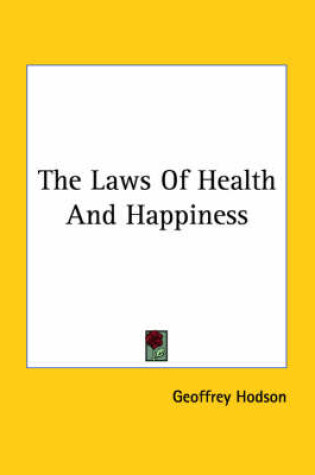 Cover of The Laws of Health and Happiness