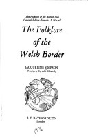 Book cover for Folklore of the Welsh Border
