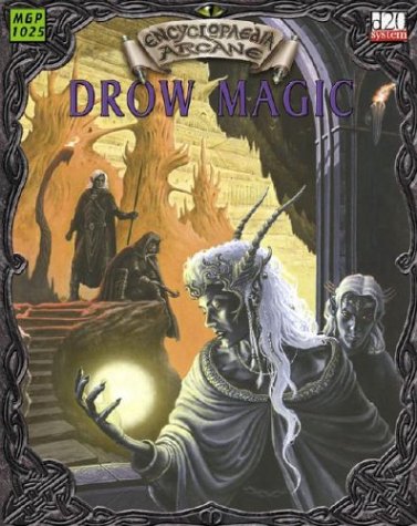 Book cover for Drow Magic: Sorcery of Endless Night