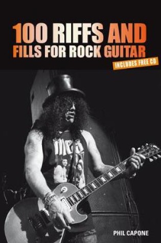 Cover of 100 Riffs & Fills for Rock Guitar