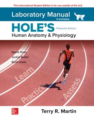 Book cover for ISE Laboratory Manual for Hole's Human Anatomy & Physiology Cat Version