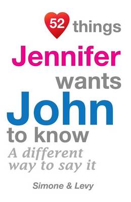 Cover of 52 Things Jennifer Wants John To Know