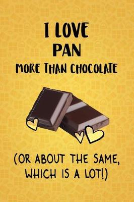 Cover of I Love Pan More Than Chocolate (Or About The Same, Which Is A Lot!)