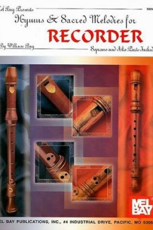 Cover of Hymns and Sacred Melodies For Recorder