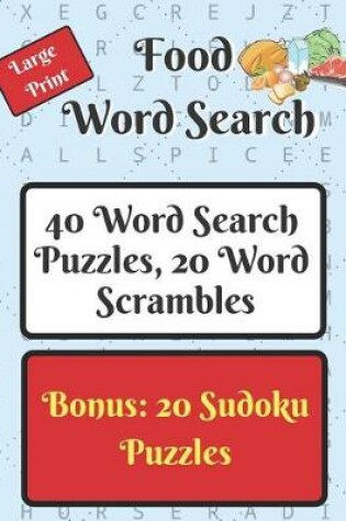 Cover of Food Word Search Puzzle Book